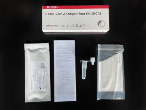 Wholesale 16*8*4cm Covid 19 Rapid Antigen Detection Kit GICA Saliva Self Test CE Marked from china suppliers