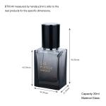Elegant 30ml Empty Foundation Bottle Black Gradient Semi Transparent