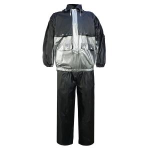 Wholesale Silver Reflective Cycling Rain Jacket Coat Lightweight Breathable Reflective Raincoat With Hood from china suppliers