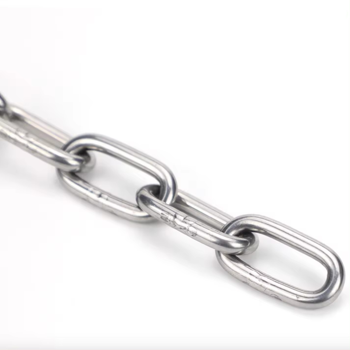 304 M1.2-24 Industrial Stainless Steel Dog Chain for Customized Lifting Clothes Drying Tag