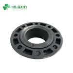 45 Degree Gray Water Supply Pn16 Pipe Fitting DIN Plastic Flange PVC Van Stone