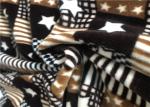 Super Smooth Touch Bright Printed Spandex Velvet Fabric 95 Polyester 5 Spandex