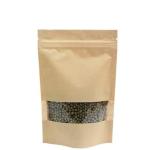 Custom Printing PE coated dried fruit and food packaging kraft paper bag with