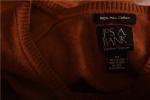 Men's V neck cotton sweaters