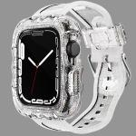 Fashionable 6 Colors TPU Loop Replacement Sport Bands for Apple Watch 7 and