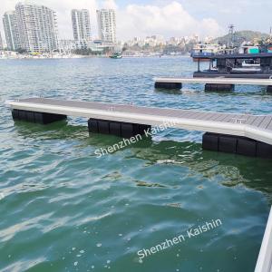Wholesale New Stable Pontoon Bridge Sea Aluminum Floating Docks Pier Water Systems Aluminum Deck Covers Floats from china suppliers