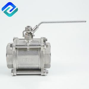 Wholesale DN100 3 Pc Ball Valve 3 Piece Stainless Steel Ball Valve RoHS Cr6 Api598 from china suppliers