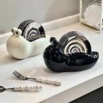 Sustainable Household Ceramic Animal Design Tray for Home Hotel Restaurant and
