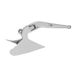 Silver Plough Style Boat Anchor for Marine Hardware 316 Stainless Steel Material