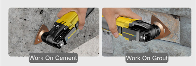 Brazed Oscillating Saw Metal Concrete Blade With Alloy Grit