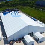 Clearspan Structure Event Marquee Tent , PVC Fabric Tent For Wedding Party