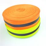 Colorful Soft High Visible Reflective Webbing For Clothing Sportswear Jackets