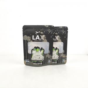 China Factory OEM custom Aluminum Foil Mylar Stand up zip lock pouch with clear Window on sale