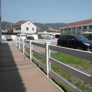 Wholesale Outdoor Vinyl Fence 1.5*2.5m White Color Plastic PVC Rail Fence from china suppliers