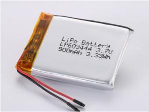 Wholesale LP603444 3.7V 900MAH li ion battery manufacturers Coin Size Lithium Polymer Battery A Grade for Chargeable Devices from china suppliers