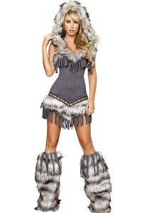 China Womens Captain California adult halloween costumes , Indian fancy dress costumes on sale