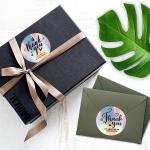Personalized Custom Logo Printing Laser Film Labels Rainbow Reflective Foil