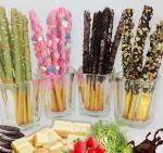1300kg/h Chocolate Enrober Machine Air Cooling Pocky Sticks Double Coating