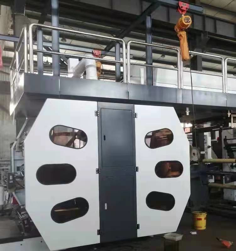 8 Color Plastic Flexo Printing Machine 6 Color Central Drum
