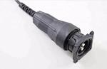 Base Station Waterproof Fiber Optic Patch Cord PDLC Fullaxs SM G657A1 Black