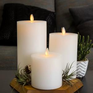 Wholesale Led Candles For Wedding Centerpieces Flameless Elegant Christmas Light Wax Wedding Candle Pillars from china suppliers