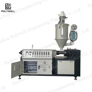 Wholesale Polyamide Strip Plastic Extrusion Machine 7-12cm / Min Nylon Bars Extruder Production Machine from china suppliers
