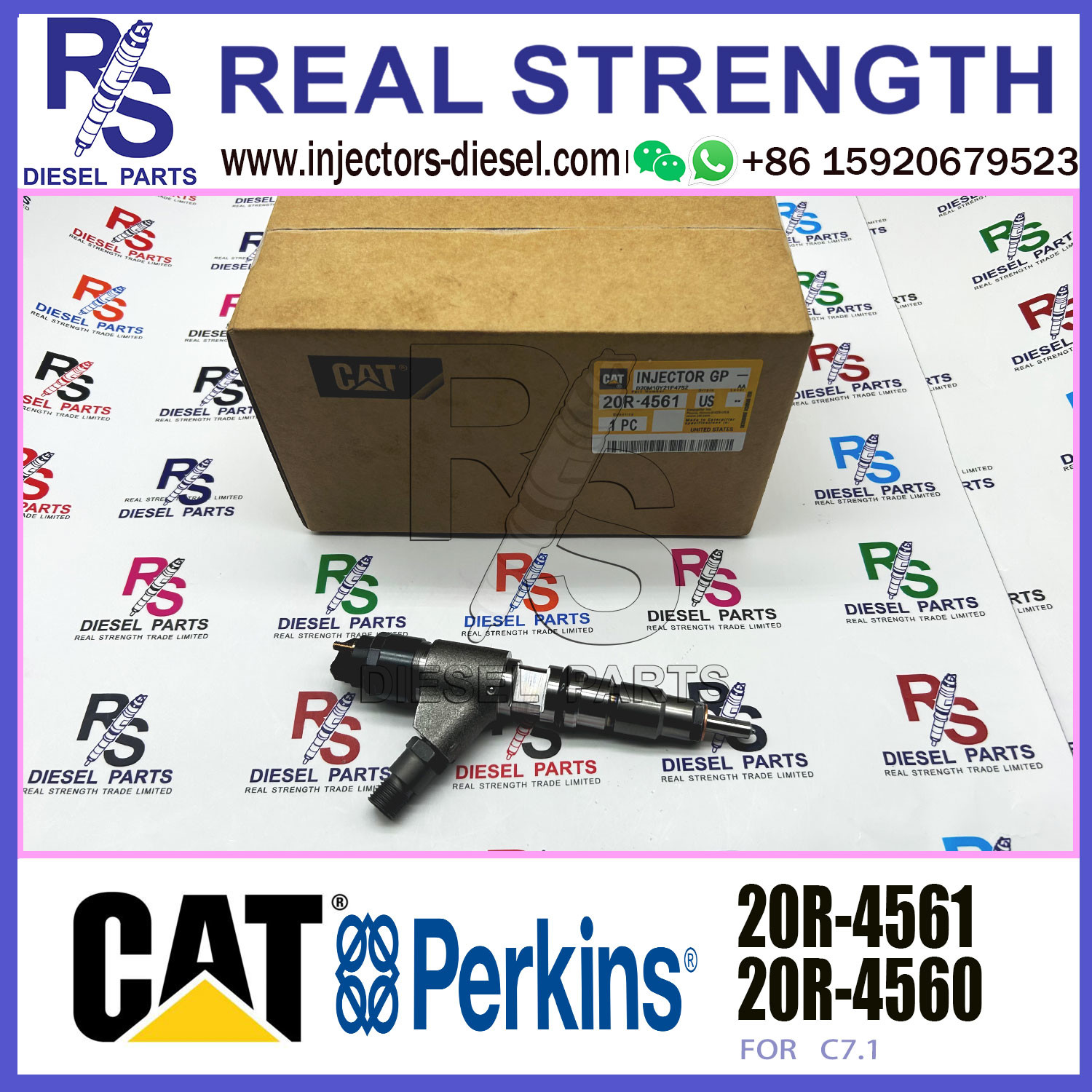 Common Rail Injector Diesel Injector 0445120371 396-9626 20R-4561