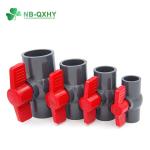 2" UPVC/PVC Dark Grey Thread/Socket Ball Valve for Water Media Customizable