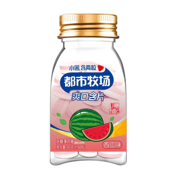 Watermelon Mints Delicious Sugar Free Mint Candy with Sweeteners Ingredients and