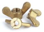 M4 M6 H59 H62 Wing Nut Brass Bronze Copper Alloy Steel Yellow Zinc Plating Edged
