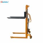 Hydraulic Mobile Pallet Lift Easy Operation 1000kg Single Mast Structure