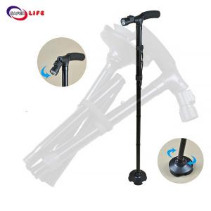 Wholesale Hot Selling Home Care Folding Walking Cane Sticks With Led Light For Elder from china suppliers
