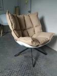 Hot Selling New Danish Style Replica Modern Husk Chair with Wooden Legs