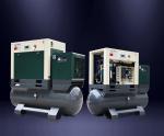 16 Bar 4 In 1 Laser Cutting Integrated Screw Air Compressor With Air Tank / Air