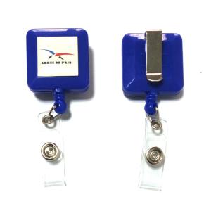 Wholesale Square Customized Carabiner Id Badge Reel Eco-Friendly With Plastic House from china suppliers