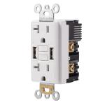 20A GFCI Receptacle Tamper Resistant With 5V 2.4A USB