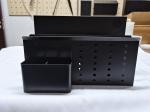 Pen Holder and Cable Management Tray for Steel Table Side Document Storage Under