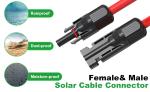 DC 10AWG PV Photovoltaic Solar Cable With Waterproof Connectors