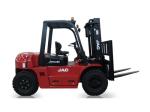 Diesel Powered Heavy Duty Forklift , Load Capacity 6 Ton Forklift 3m - 6m Lift