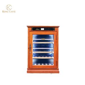 Wholesale Classic Cherry Wood Wine Cooler Cabinet Handmade Constant Temperature System from china suppliers
