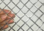 Interior 316l Stainless Steel Wire Mesh Crimps Woven Metal Building Facade using