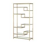 Customizable Stainless Steel Book Case Modern Design Study Bookshelf