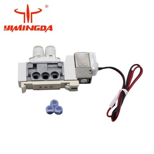 Auto Cutter Parts Electro Valve With Plug Part No 129300 For Vector Q80 Vector IX6 Cutter Machine