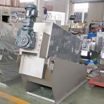 Industrial Sludge Dewatering Equipment Wastewater Treatment Multi Disc Screw
