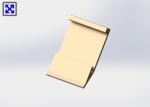 Champagne Color Anodized Aluminum Profiles , Electrophoresis Aluminum Profile