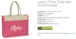 Jute big bag,jute tote with front pocket,tote box,laminated jute bag,Excellent