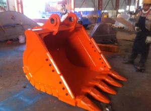 Wholesale Efficient 4.3cbm Heavy Duty Excavator Bucket With Sharp Teeth from china suppliers