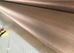 SGS Metal Coated Polymer Mesh Fabric For Decorative Glass