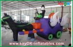 Oxford Cloth Inflatable Halloween Decorations , Party Inflatable Carriage
