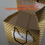 Profession hot stamping printed exquisite hello kitty paper bag with rope handle